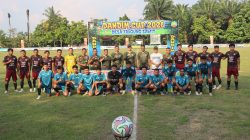 Pembukaan Turnamen Sepak Bola Dandim 0313/KPR Cup 2026 Berlangsung Meriah di Desa Tanjung Sawit