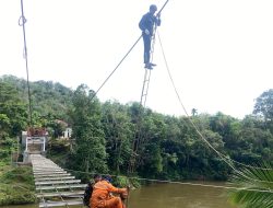 Kabar Baik Dari Sungai Subayang, Jembatan Gajah Bertalut Segera Rampung Dalam Waktu Dekat