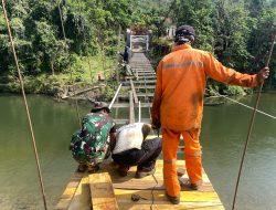 Jembatan Gajah Bertalut Masuki Tahap Pemasangan Lantai, Akses Warga Kian Dekat Menjadi Nyata