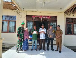 Babinsa Koramil 10 Kunto Darussalam Kodim 0313/KPR Pantau Penyaluran BLT- DD Tahun 2026