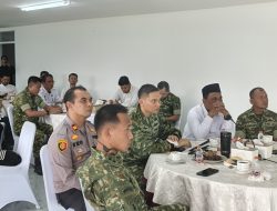 Dandim 0313/KPR Bersama Forkopimda Kampar Hadiri Peresmian 1060 Titik KDKMP Oleh Presiden RI Secara Daring