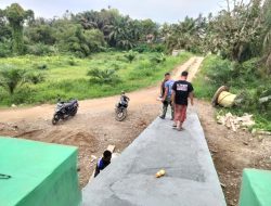 Finishing Pondasi, Jembatan Garuda Muara Musu Bersiap Untuk Tahap Pembesian