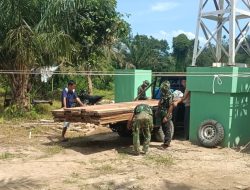 Logistik Lantai Tiba, Pembangunan Jembatan Garuda Muara Musu Bersiap Masuki Tahap Pemasangan Papan