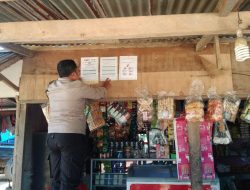 Bripka Ahmadi Suwarno Sosialisasi Larangan Membuka Lahan Dengan Cara Dibakar Didesa Balung