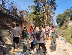 Respons Cepat Babinsa dan Polsek Rokan IV Koto Verifikasi Hotspot Karhutla di Cipang Kiri Hulu