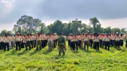 Gelar Kemah Bela Negara di Siabu, DPW PKS Riau Gandeng Babinsa Koramil 01/Bangkinang Gembleng Mental Ratusan Kader