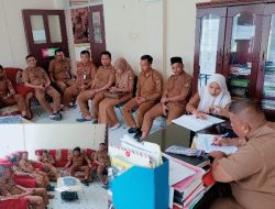 Ahmad Begab Gelar Rapat Bersama Kades Se- Kecamatan Koto Kampar Hulu Evaluasi Penerimaan PBB Desa
