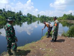 Babinsa Koramil 07/Kampar Kodim 0313/KPR Tetap Lakukan Patroli Karhutla Meski di Musim Hujan