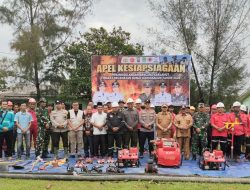 Apel Siaga Karhutla, Danramil 10/Kunto Darussalam Kodim 0313/KPR: Semua Peralatan Tadi Kami Cek
