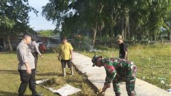 Babinsa Koramil 05/KK , Serka Masud Hadiri Gotong- Royong Serentak Gerakan Indonesia ASRI 2026