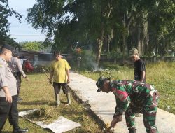 Babinsa Koramil 05/KK , Serka Masud Hadiri Gotong- Royong Serentak Gerakan Indonesia ASRI 2026
