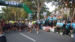 Dandim 0313/Kpr dan Forkopimda Kampar Hadiri Road Bhayangkara Run serta Olahraga Bersama Dalam Rangka Memperingati Hari Bhayangkara Ke-80