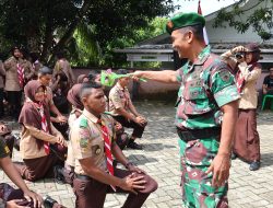 Pengukuhan Anggota Baru Saka Wira Kartika Kodim 0313/kpr Tahun 2026