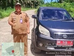 Jalan Didesa Tabing Menuju Desa Pongkai Rusak Jadi Sorotan Media, Ini Kata Camat Ahmad Begab