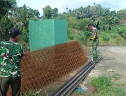 Pembangunan Jembatan Muara Musu Kebut Pengelasan Dudukan Lantai dan Pengecatan Wiremesh