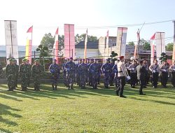 TNI-Polri Kompak, Babinsa Koramil 03/Bunut Hadiri HUT Bhayangkara Ke-80