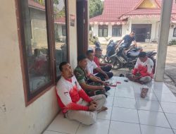 Tingkatkan Kerjasama Yang Baik, Babinsa Komsos Bersama Perangkat Desa Pekan Tebih