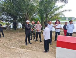 Kapten Arh Mujiono Dampingi Bupati Pelalawan Saksikan Peresmian Jembatan Merah Putih