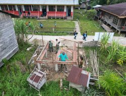 Memasuki Hari Ketiga, Pembangunan Sarana MCK TMMD Ke-129 di Dusun 3 Pangkalan Terap Capai 17 Persen