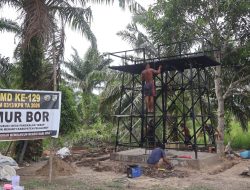 Atasi Kelangkaan Air Bersih di Pesisir, Satgas TMMD Ke-129 Kodim 0313/Kpr Geber Program TMAB di Pangkalan Terap