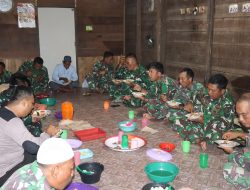 Hangatnya Kebersamaan: Satgas TMMD Ke-129 Kodim 0313/KPR Gelar Makan Bersama di Rumah Orang Tua Asuh