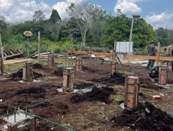 Kemanunggalan TNI dan Rakyat, Pembangunan RTLH Bapak Zaini di TMMD Ke-129 Kodim 0313/Kpr Terus Digesa