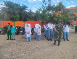 Peduli Dengan Generasi Muda, Babinsa Koramil 14/Kepenuhan Berikan Sosialisasi Bahaya Narkoba