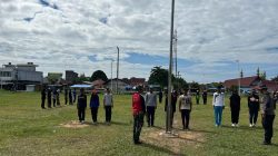Serda Jefrijal Latih Calon Anggota Pasukan Pengibar Bendera