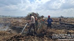Hari Keempat Penanganan Karhutla, Tim Gabungan Fokus Laksanakan Pendinginan di Kerumutan