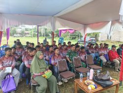 Bentengi Generasi Muda Dari Narkoba dan Pelanggaran Hukum, Satgas TMMD ke-129 Kodim 0313/KPR Gelar Penyuluhan di Pangkalan Terap