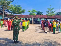 Pelda Yendri Latih PPB SMP Muhamadiah di Kabupaten Rokan Hulu