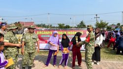 Semarakkan HUT Ke-81 RI, TNI AD di Kabupaten Rokan Hulu Gelar Lomba Bersama Pelajar