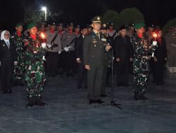 Dandim 0313/KPR Pimpin Apel Kehormatan dan Renungan Suci Sambut HUT RI ke-81
