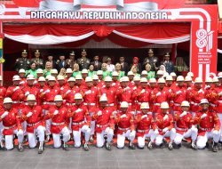 Berlangsung Khidmat, Dandim 0313/KPR Bersama Forkopimda Kampar Hadiri Upacara Detik-Detik Proklamasi HUT RI Ke-81