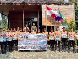 Tumbuhkan Rasa Empati Kemanusiaan, Saka Wira Kartika Kodim 0313/KPR Gelar Aksi Galang Dana Untuk Saudara Terdampak Bencana di NTT