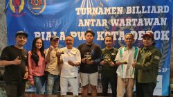 48 Wartawan Nasional Unjuk Kebolehan, Perwakilan Jateng Juara Turnamen Biliar PWI Depok 2026