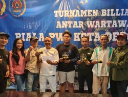 48 Wartawan Nasional Unjuk Kebolehan, Perwakilan Jateng Juara Turnamen Biliar PWI Depok 2026
