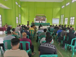 Edukasi Penanganan Karhutla, Tim Mabes TNI Gandeng Aparat Kecamatan dan Puluhan Warga Pelalawan