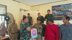 Gandeng Muspika dan Kades, Tim Mabes TNI Bagikan Sembako dan Edukasi Karhutla